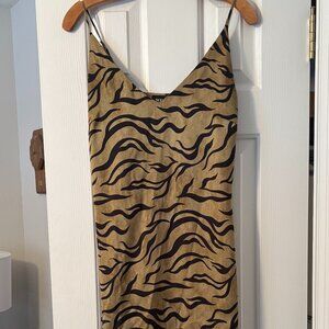 Like new slip dress: cheetah print - Scotch and Soda